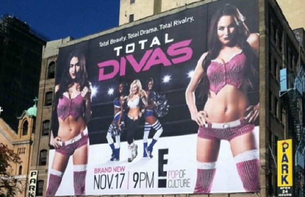 Picture of the Day: ‘Total Divas’ Banner Hangs Proud in NYC