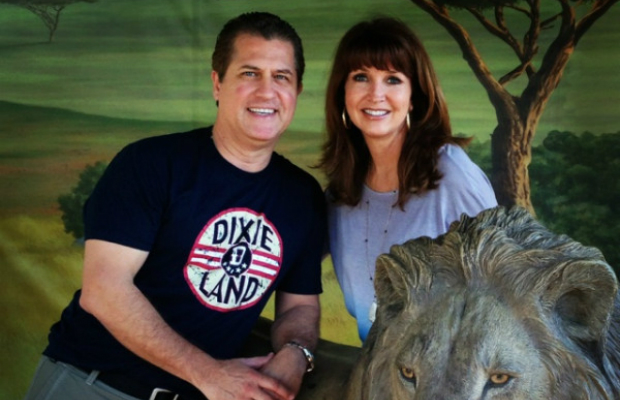 Picture of the Day: A Happy Couple Visits a Zoo, But Can You Guess Who?