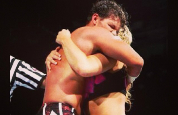 Picture of the Day: Natalya Celebrates Raw Victory with Husband Tyson Kidd