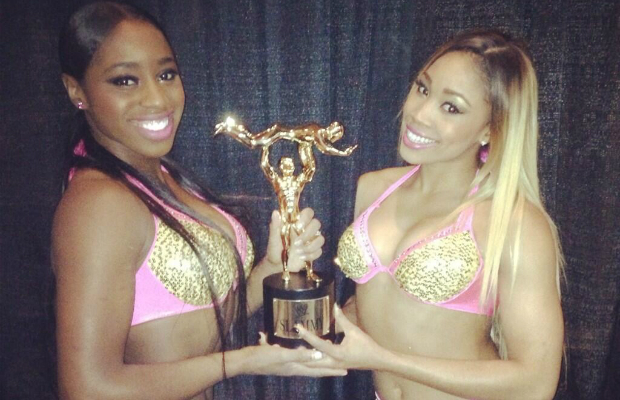 Picture of the Day: Naomi and Cameron Celebrate Slammy Victory