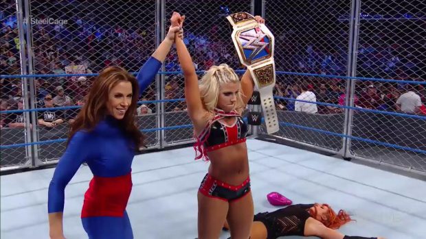 Alexa Bliss vs. Becky Lynch in a Steel Cage match for the Women's Title  announced for next week - Diva Dirt