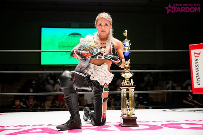 Giulia captures the vacant Wonder of STARDOM Championship