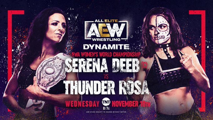 Serena Deeb Vs Thunder Rosa For The Nwa Women S Title Set For Aew