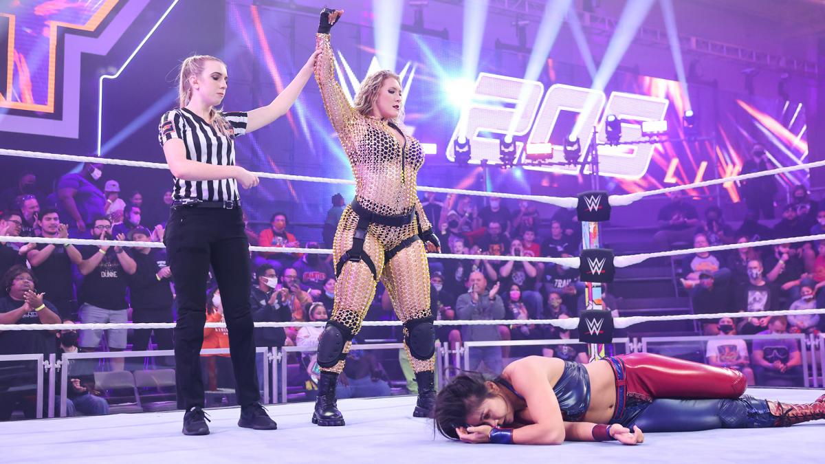 Nikkita Lyons picks up her first WWE win on 205 Live - Diva Dirt