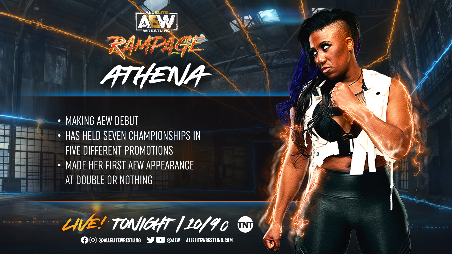 Athena Victorious In Aew Rampage Debut Diva Dirt