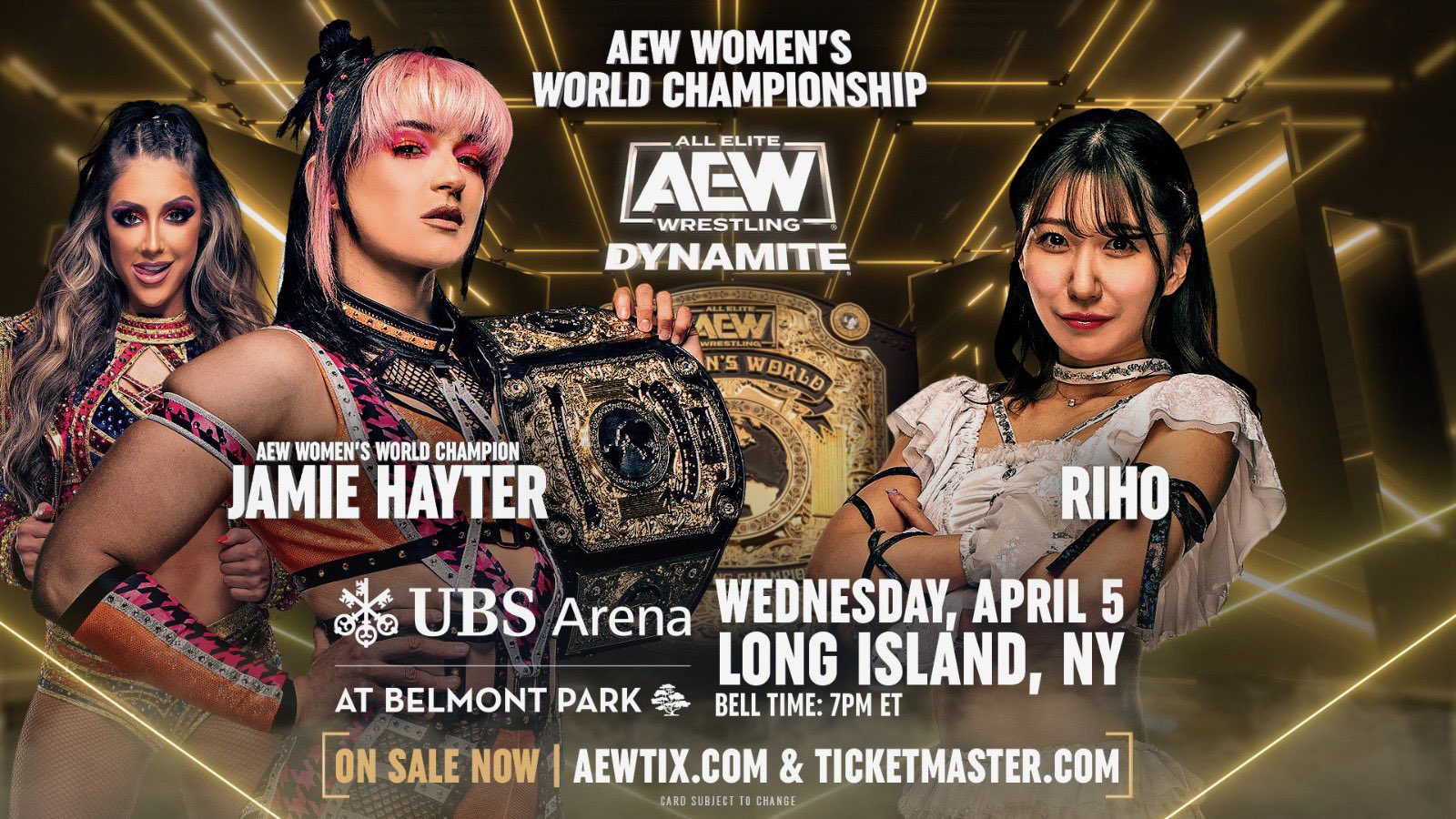 AEW Women’s Title Match Set For April 5 Dynamite Diva Dirt