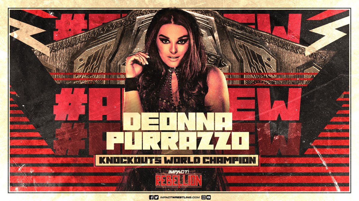 Deonna Purrazzo Wins Third Knockouts Title In IMPACT Rebellion Main Event