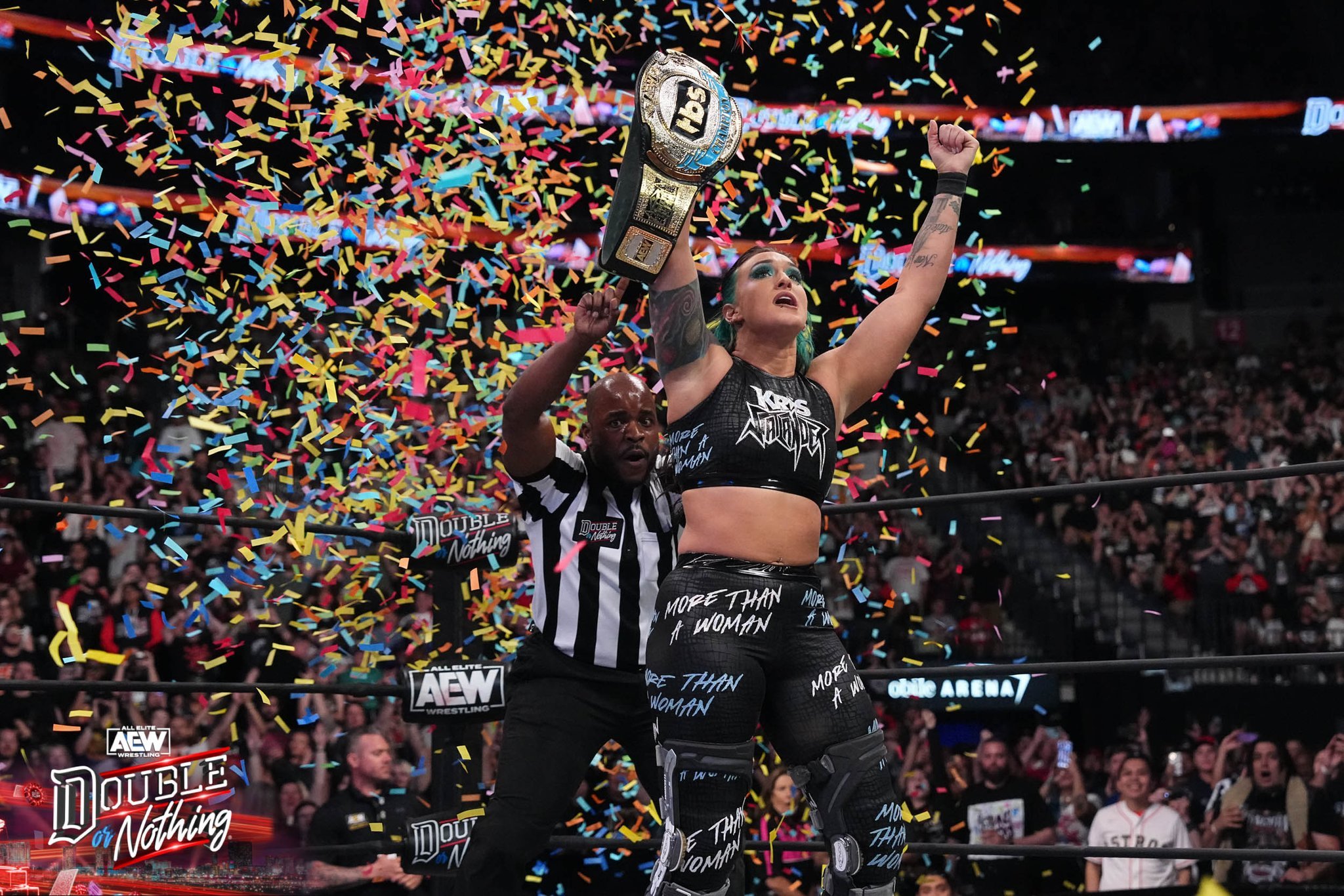 Toni Storm And Kris Statlander Crowned New Champions At AEW Double Or Nothing