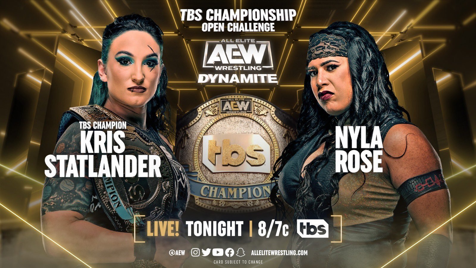 Kris Statlander vs. Nyla Rose Set For May 31 Dynamite