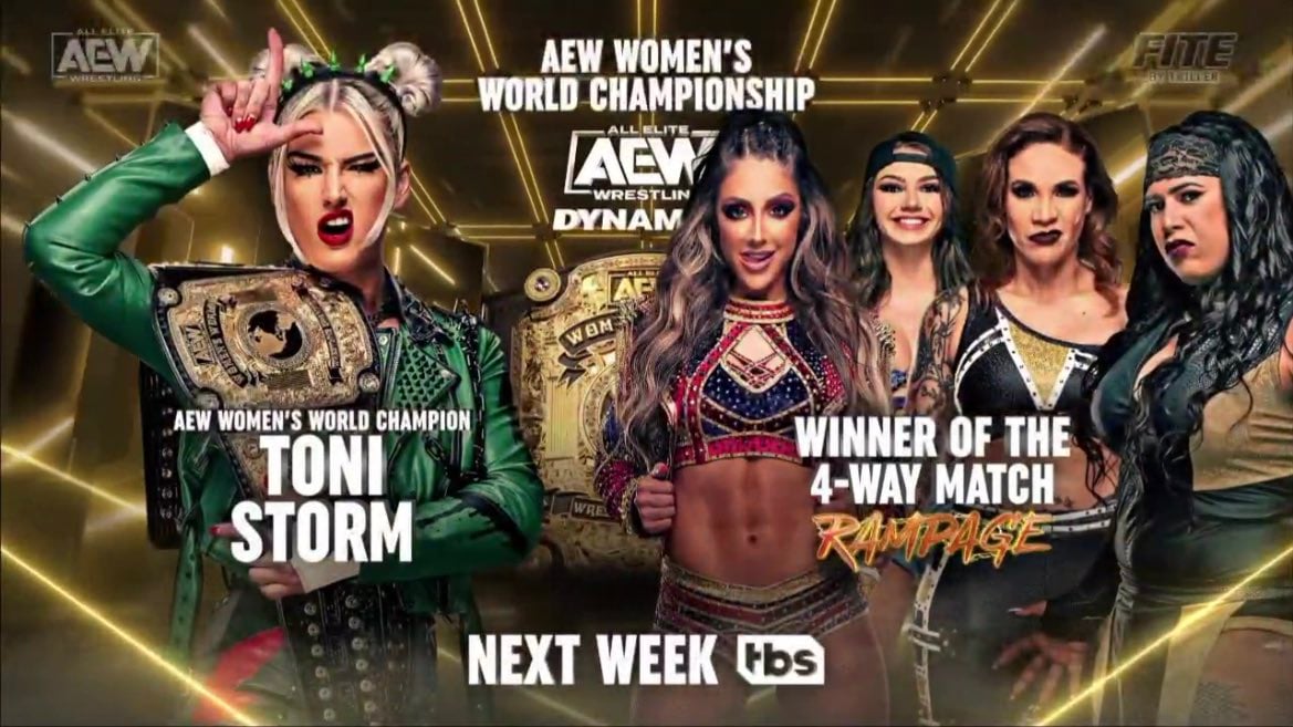 Toni Storm To Defend AEW Women’s Title On June 14 Dynamite