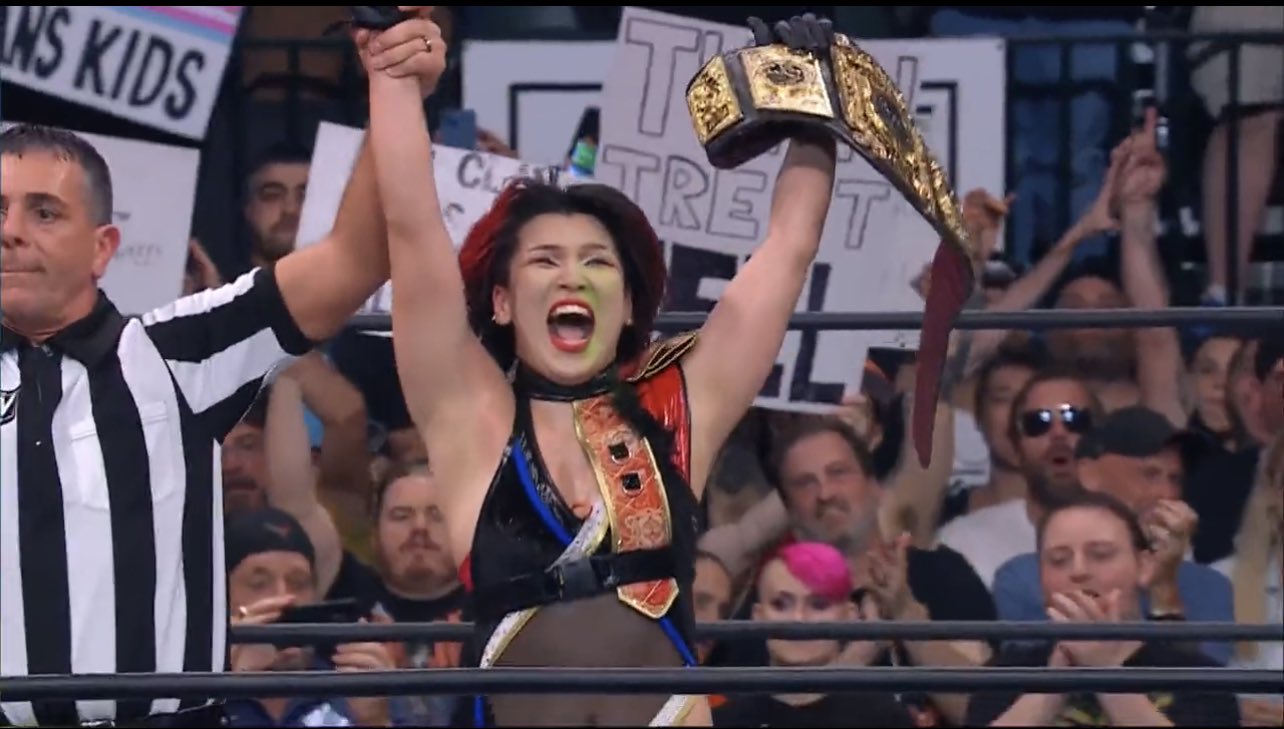 Hikaru Shida Wins AEW Women’s Title In Dynamite 200 Main Event