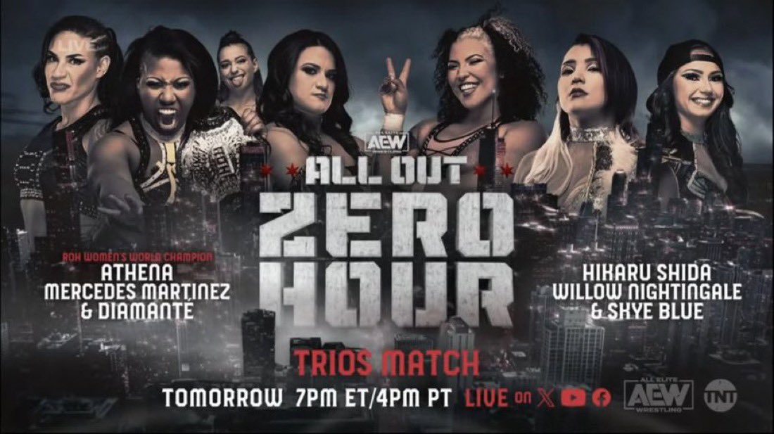 Trios Match Added For AEW All Out Zero Hour Diva Dirt