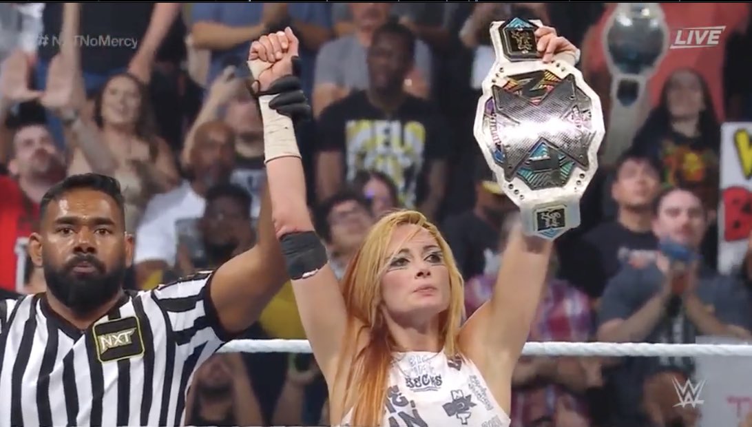 Becky Lynch Defeats Tiffany Stratton In Extreme Rules Main Event At No Mercy