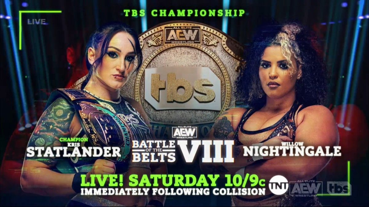 TBS Title Match Set For AEW Battle Of The Belts VIII