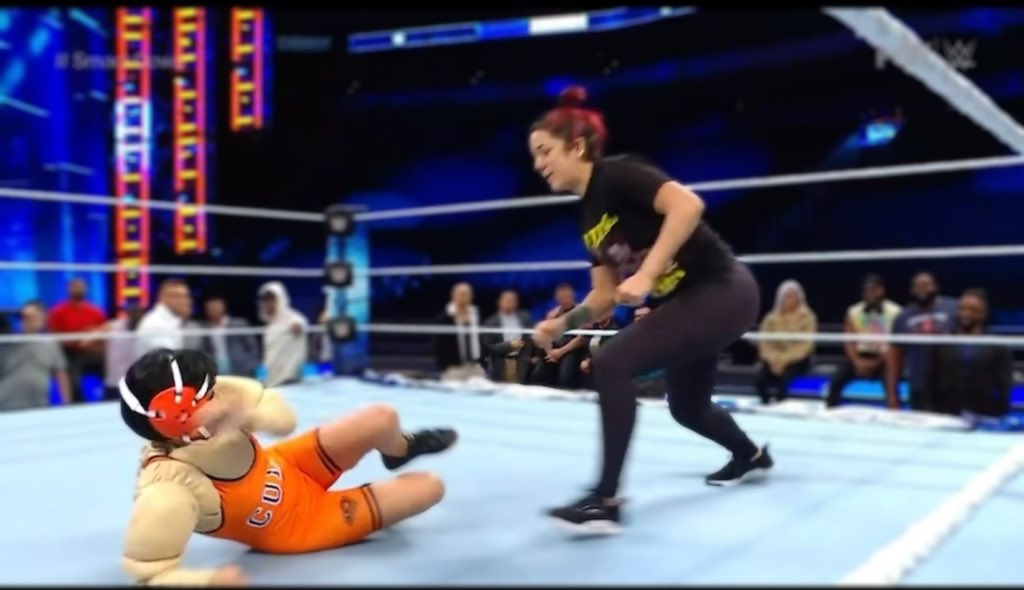 Bayley Finally Takes On “Michael Cole” Prior To SmackDown