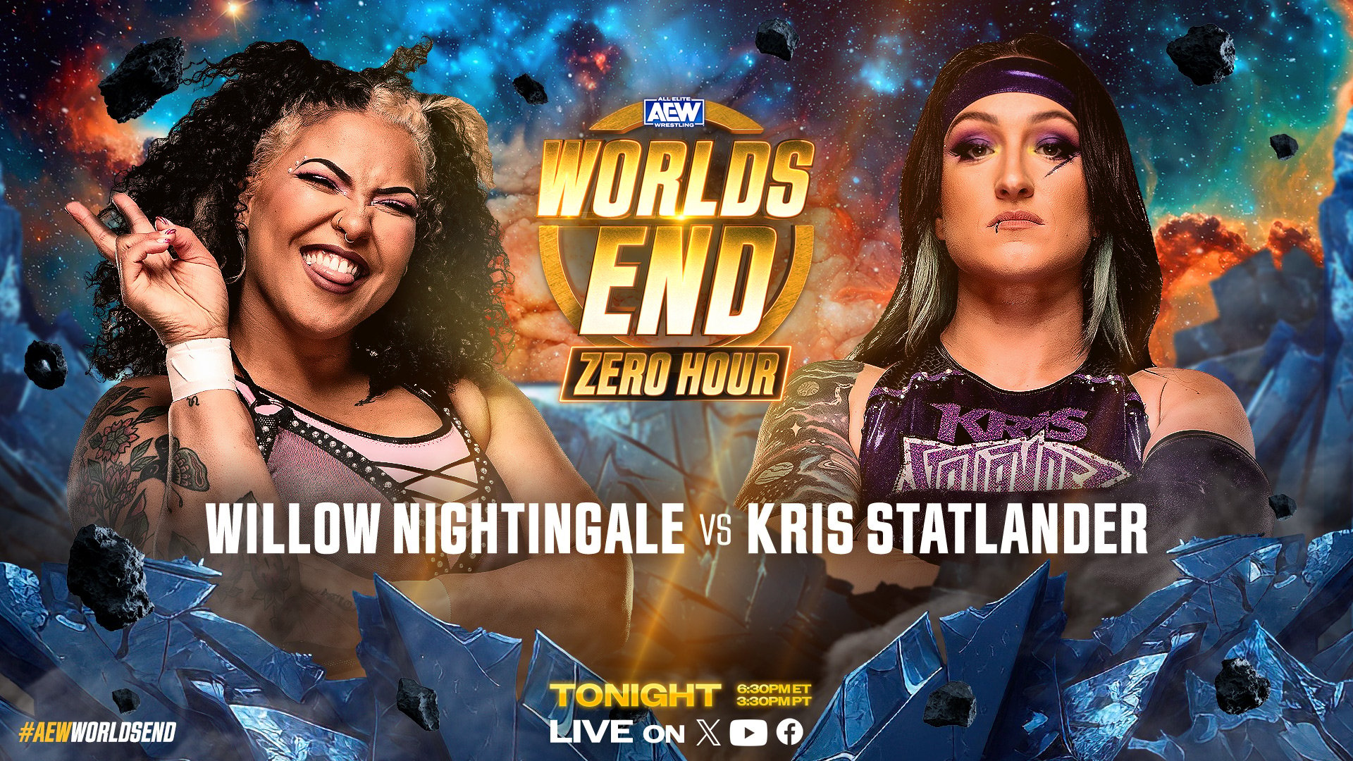 Nightingale vs Statlander Added To AEW Worlds End