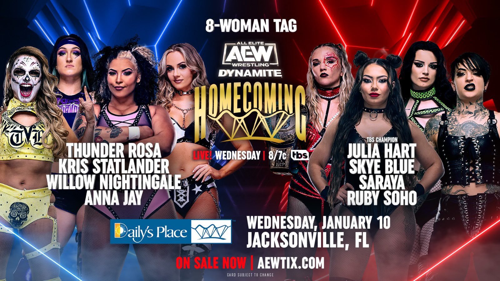 Eight-Woman Tag Team Match Set For Dynamite