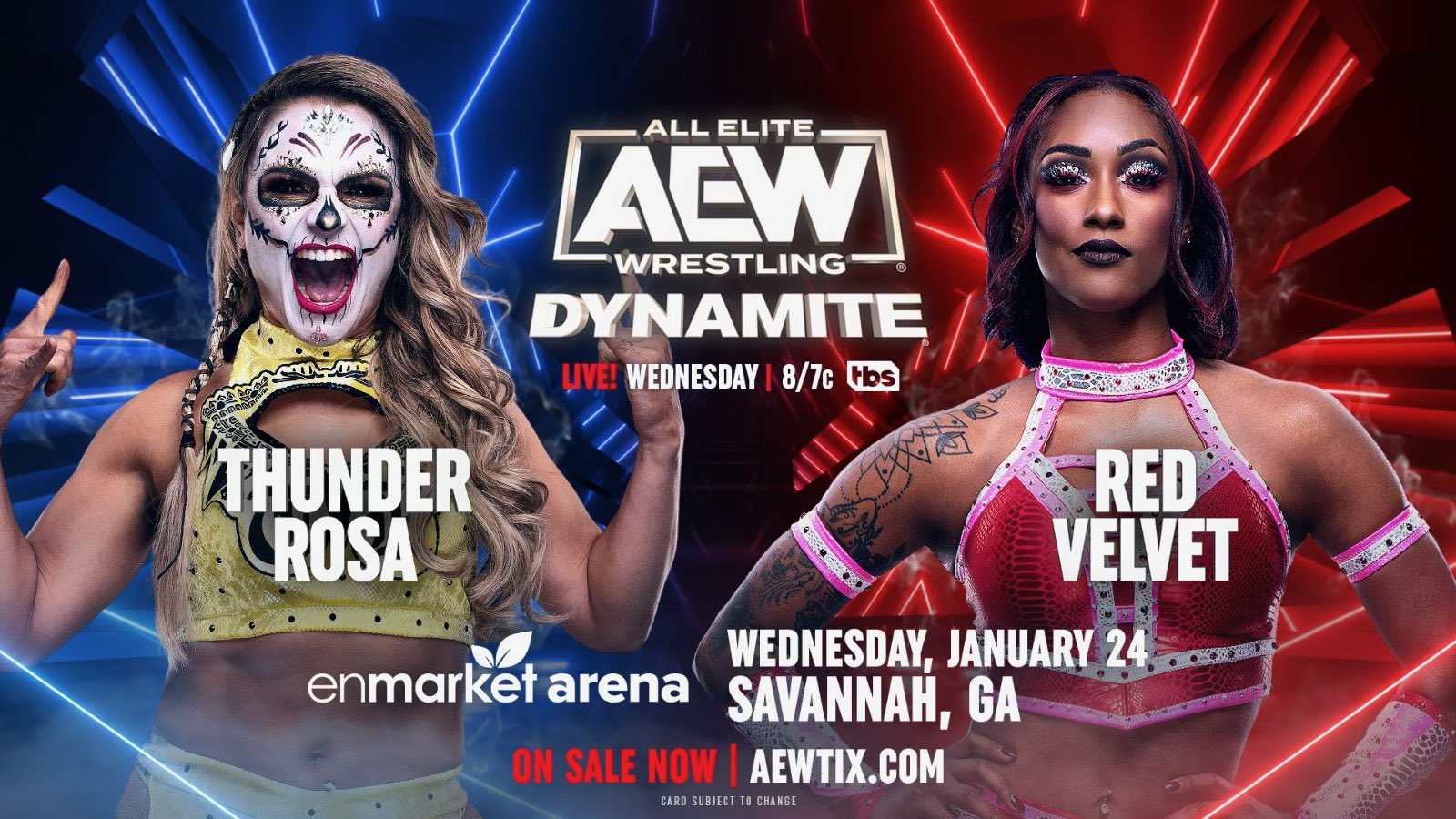 Thunder Rosa vs. Red Velvet Added To Jan. 24 Dynamite