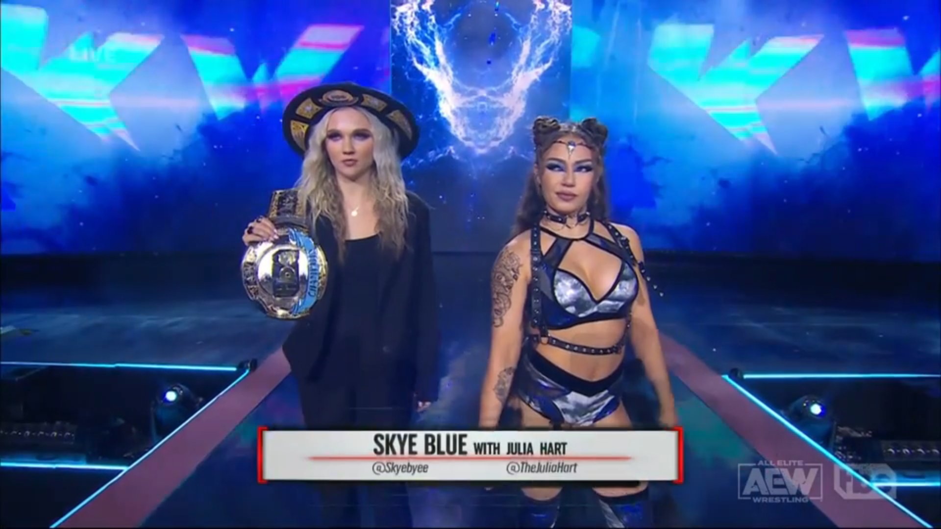 Skye Blue Upsets Kris Statlander On AEW Dynamite