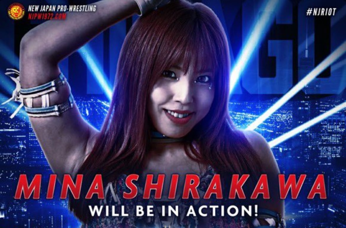 AZM And Mina Shirakawa Added To NJPW Windy City Riot