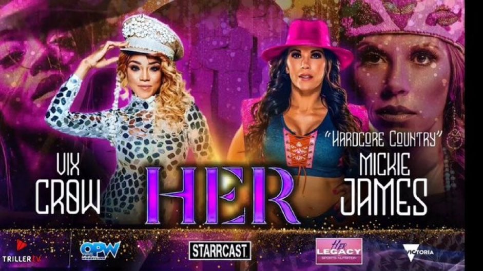 Vix Crow (Alicia Fox) Returns To The Ring vs. Mickie James At “HER” Event