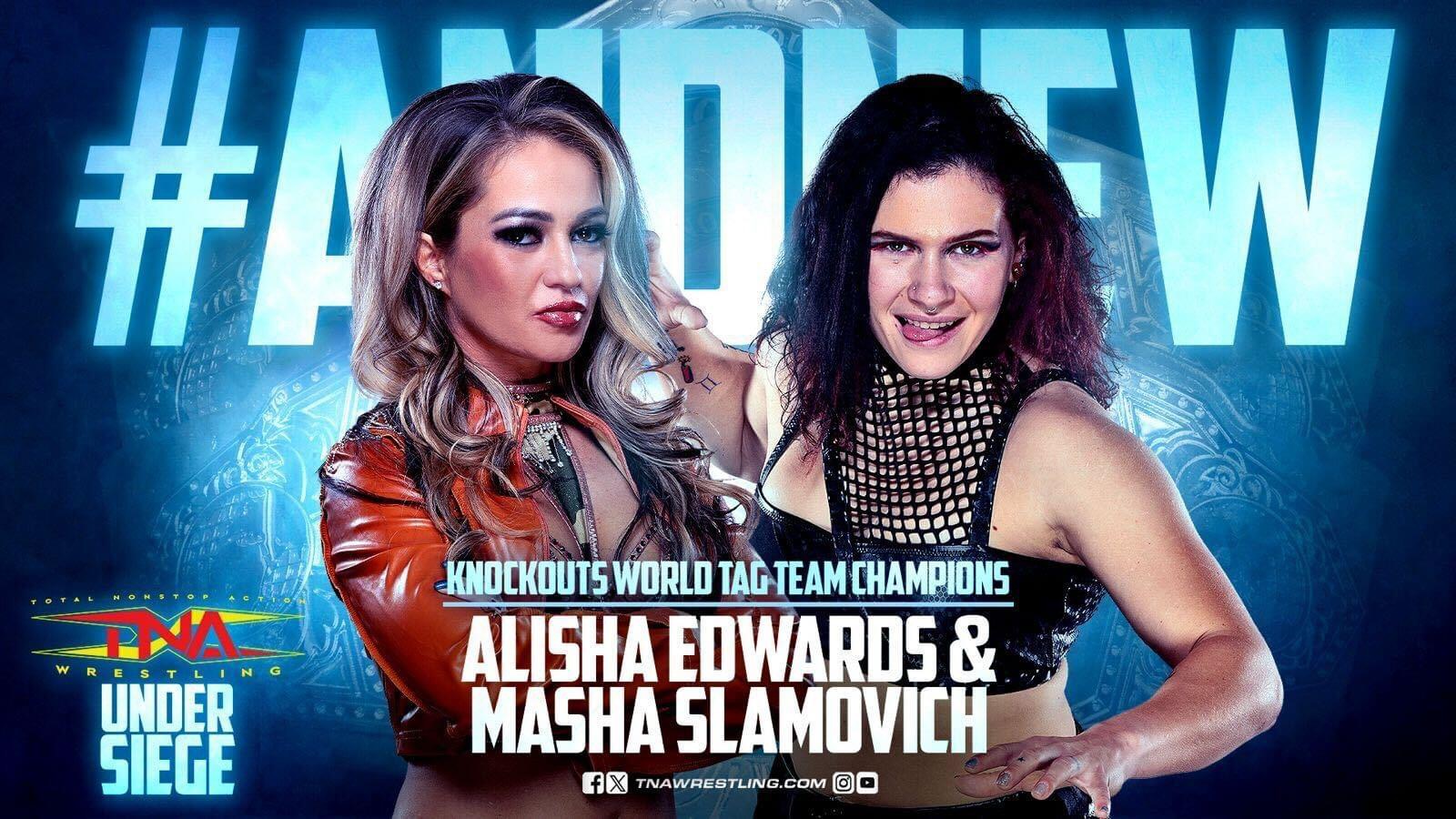 Alisha & Masha Win Knockouts Tag Titles At Under Siege