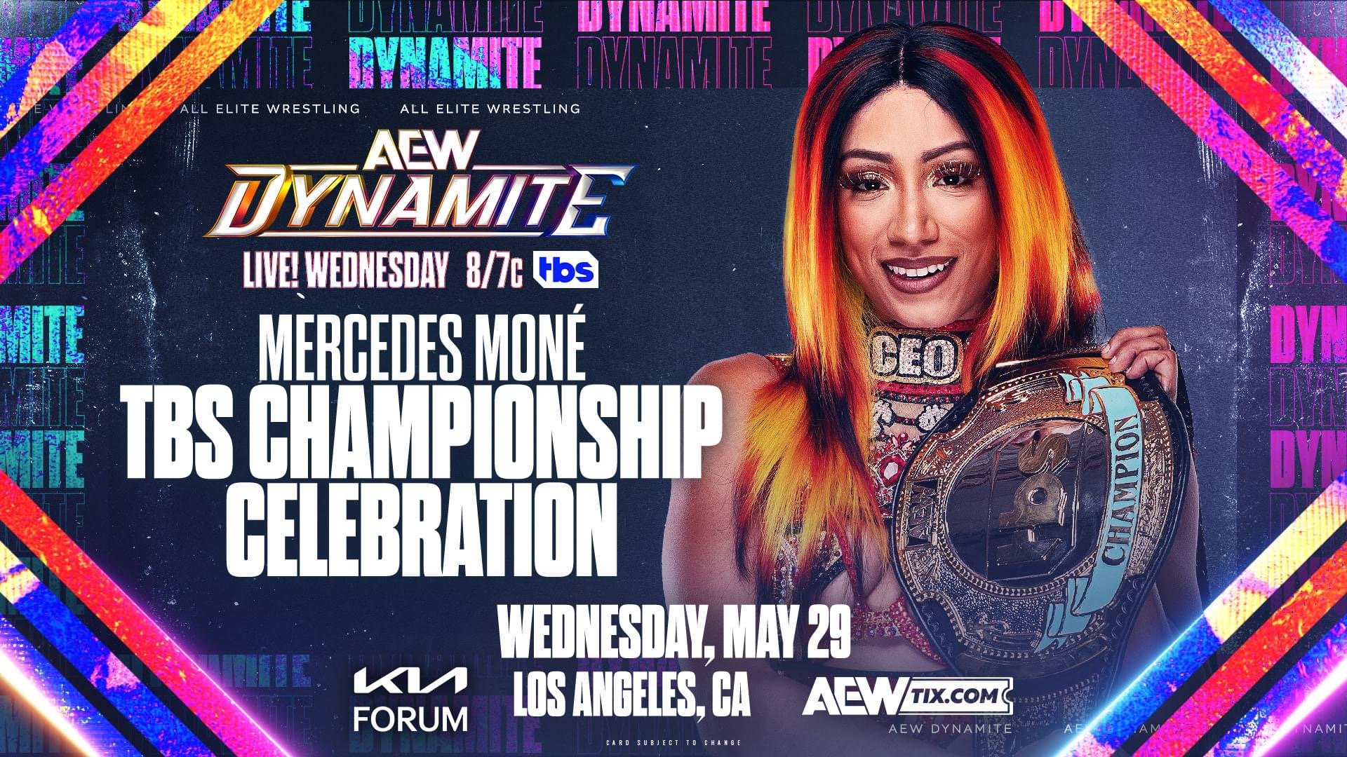 Mercedes Moné TBS Championship Celebration Added To May 29 Dynamite