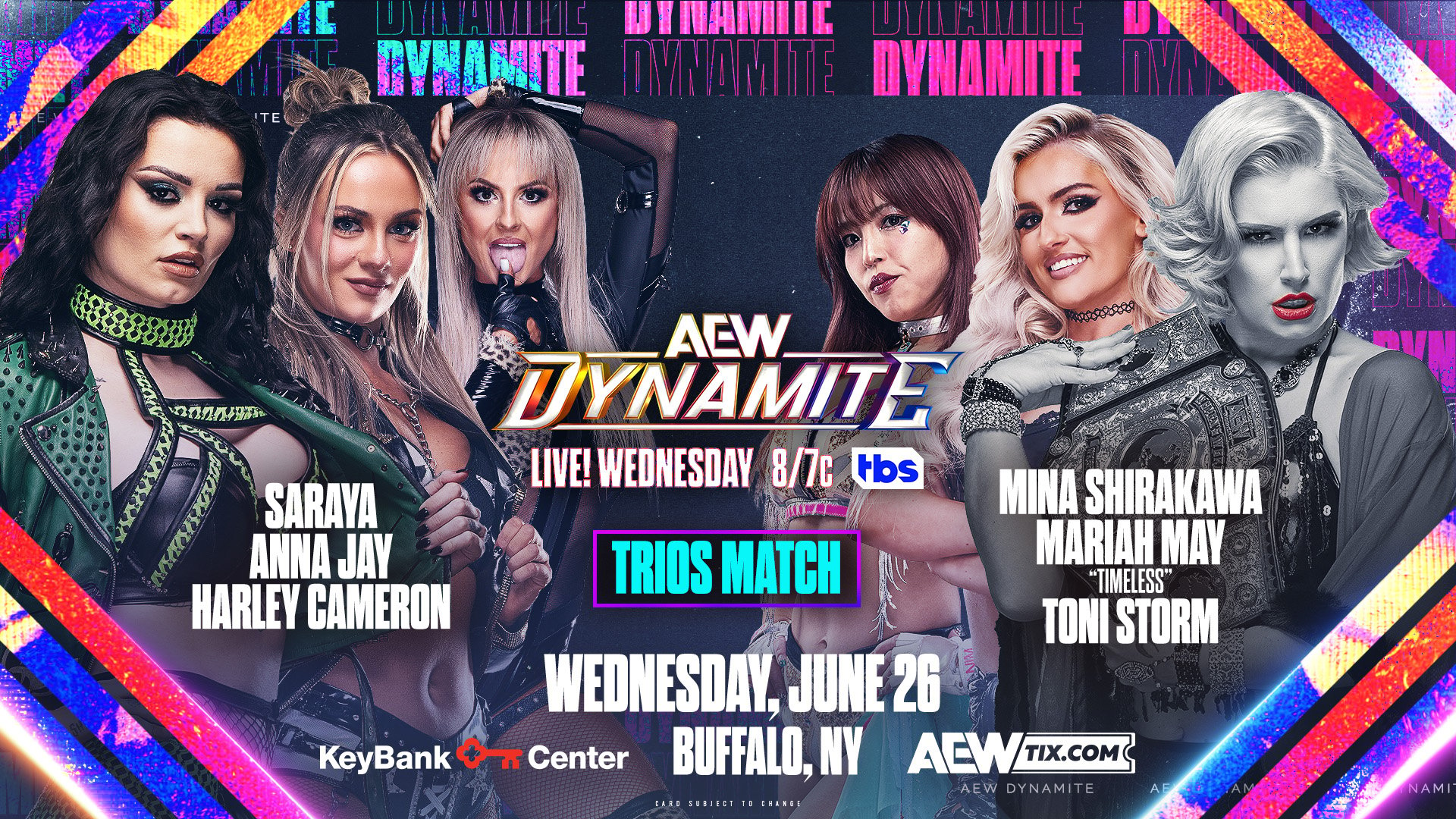 Trios Match Added To Dynamite; Purrazzo vs. Shida Set For Collision