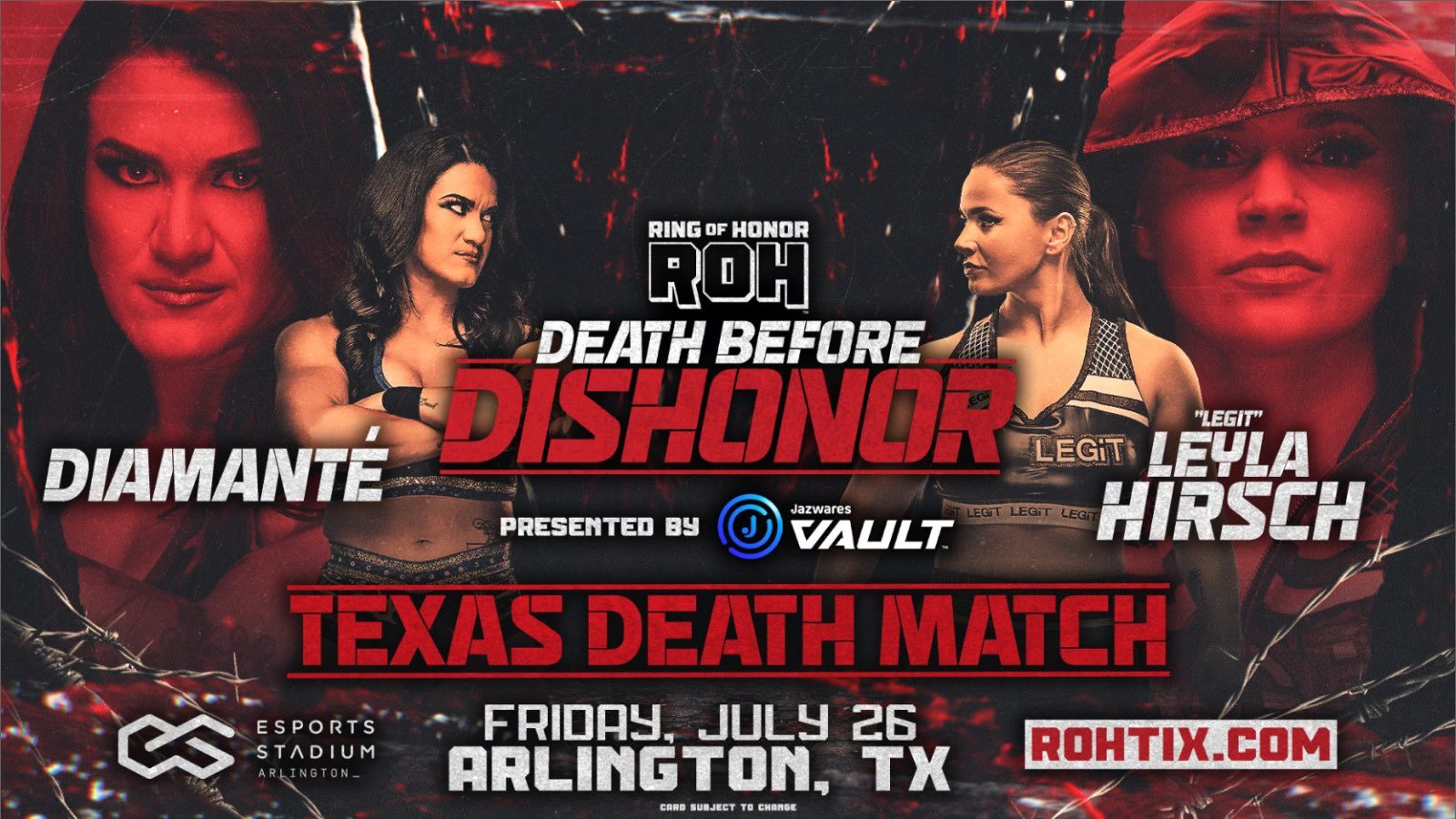 Texas Death Match Added To ROH Death Before Dishonor