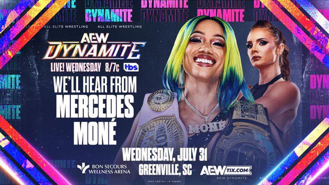 Mercedes Moné Segment Added To July 31 Dynamite