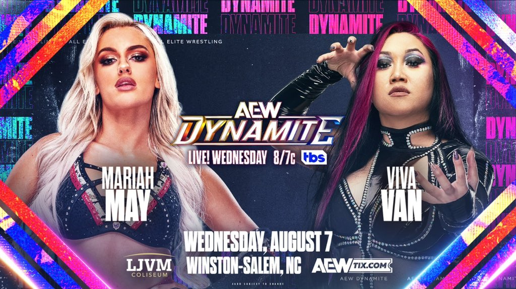 Mariah May vs. Viva Van Match Added To Aug. 7 Dynamite