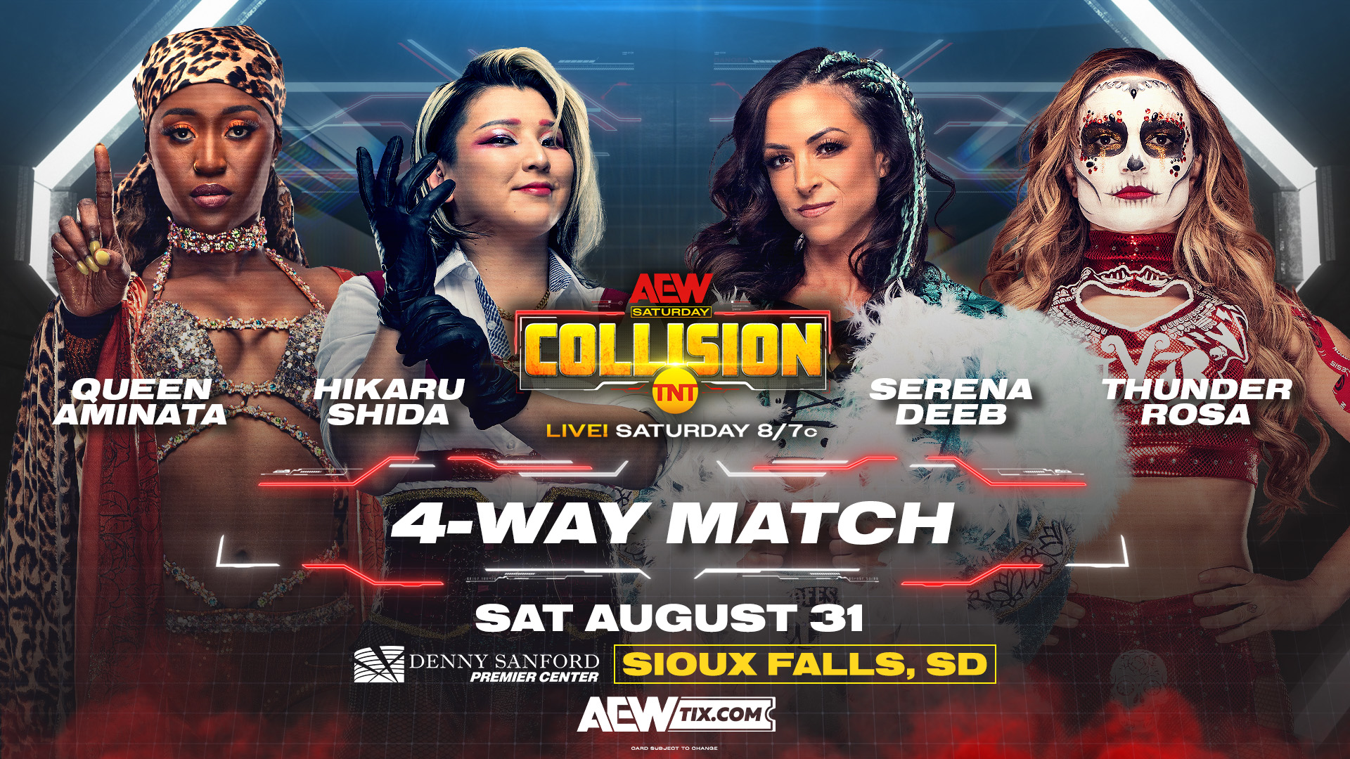 Four Way Match Added To Aug. 31 AEW Collision