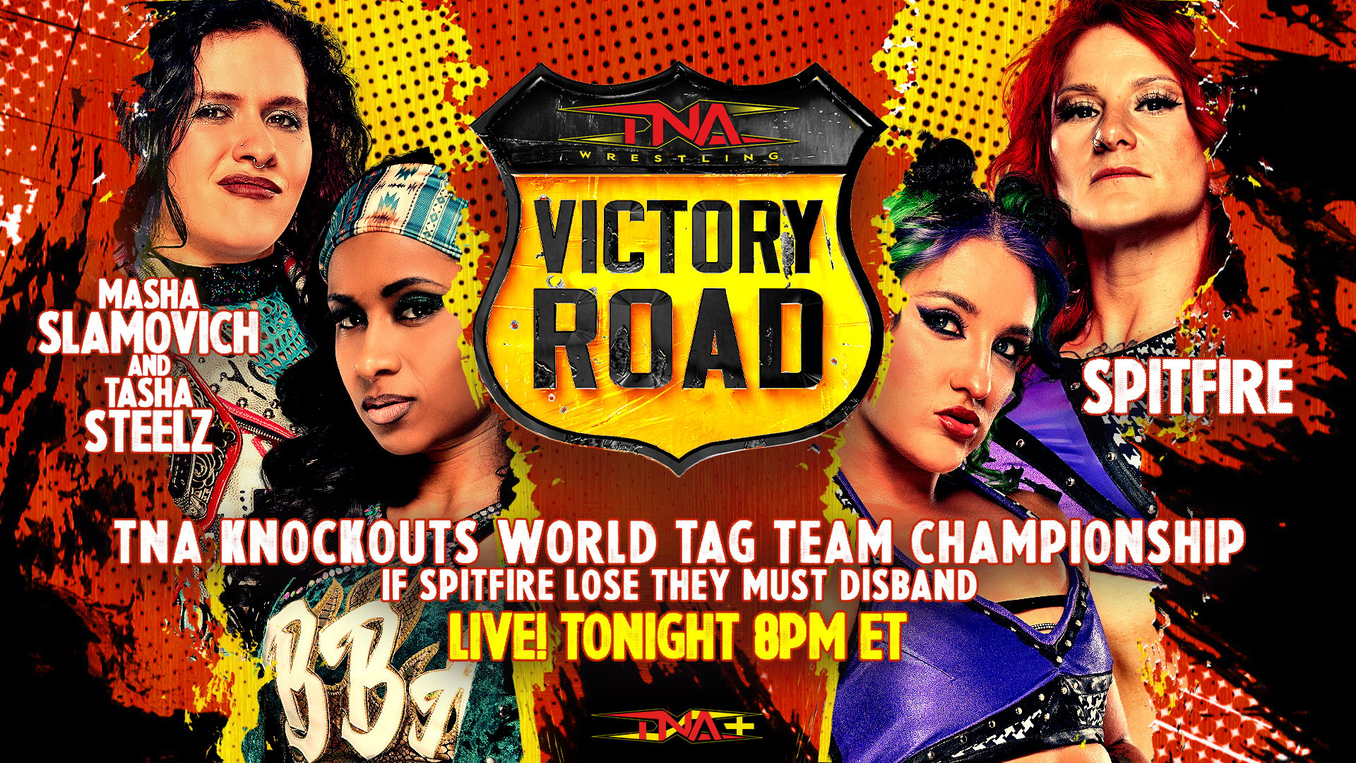 Tasha Steelz Replaces Alisha Edwards For Victory Road