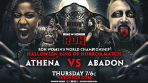 Athena To Defend ROH Women’s Title Against Abadon