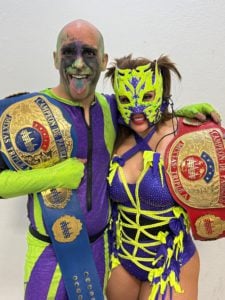 AAA; Six Women Triple Treat Tag Match Ends In No Contest, La Hiedra Wins AAA World Mixed Championship