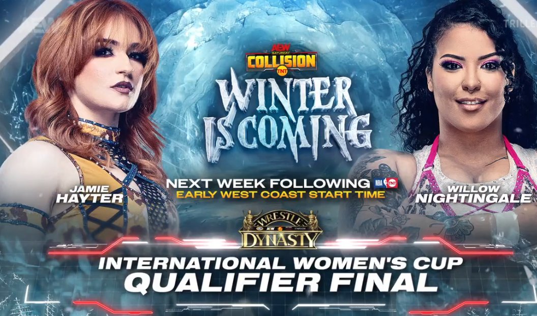 Jamie Hayter vs. Willow Nightingale Set To Qualify For International Women’s Cup